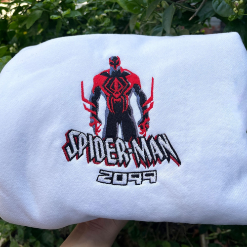 Spiderman 2099 Shirt: Stylish Embroidery for True Fans