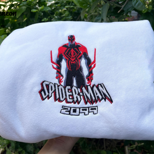 Stylish Embroidered Miles Morales Unisex Shirt: Show Your Love for Spider-Man!