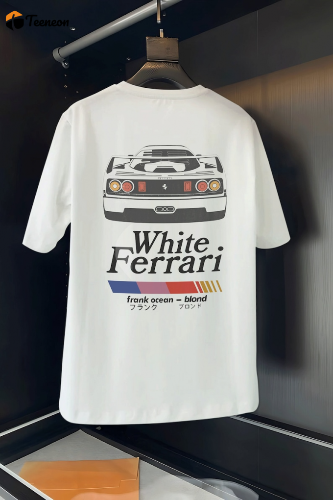 Ferrari Frank Ocean Vintage Shirt: Unique Retro Style With A Touch Of Luxury 1