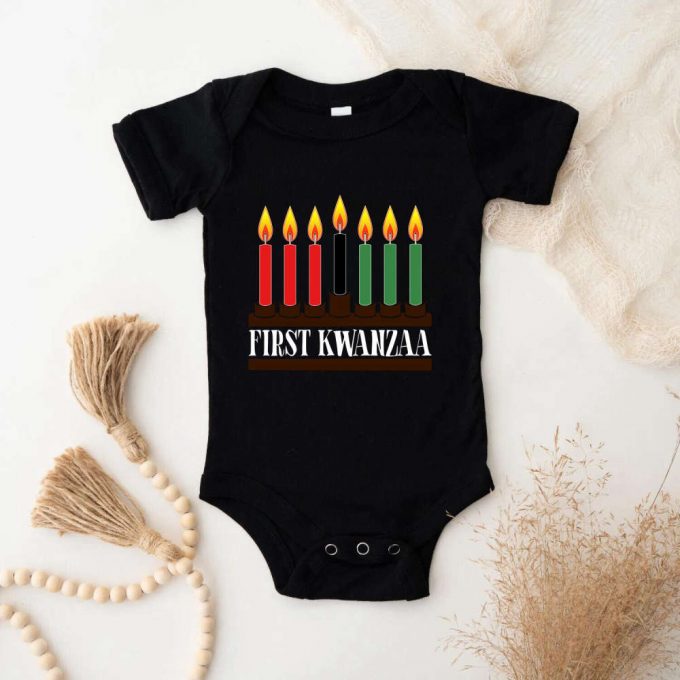 First Kwanzaa Family Shirt: Celebrate African Culture Gift &Amp; Black History - Happy Kwanzaa T-Shirt 2