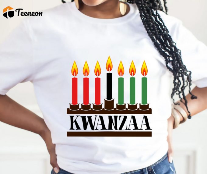 First Kwanzaa Family Shirt: Celebrate African Culture Gift &Amp;Amp; Black History - Happy Kwanzaa T-Shirt 1