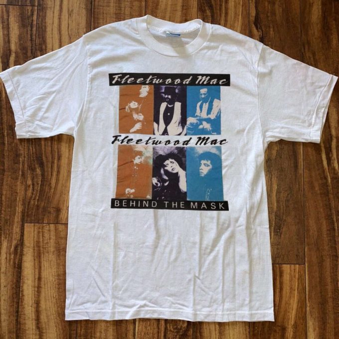 Fleetwood Mac Behind The Mask Tour 1990 T-Shirt: 90S Vintage Tee With Stevie Nicks - Limited Edition 2