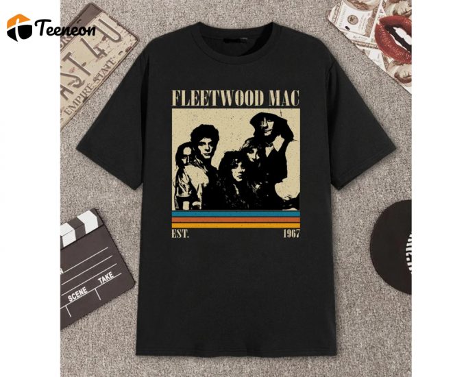 Fleetwood Mac Merch: Sweatshirt Tee Hoodie &Amp;Amp; Vintage Unisex Tshirt 1