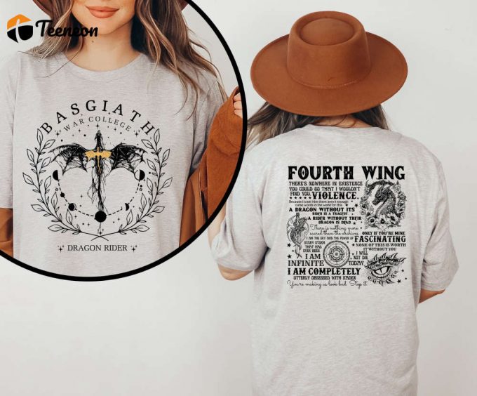 Discover The Magic With Fourth Wing Sweatshirt I Am Infinite Dragon Rider &Amp;Amp; Fantasy Bookish Shirts! Perfect Reading Gifts From Basgiath War College - Unleash Your Inner Bookworm With Our Bookworm T-Shirt! (226 Characters) 1