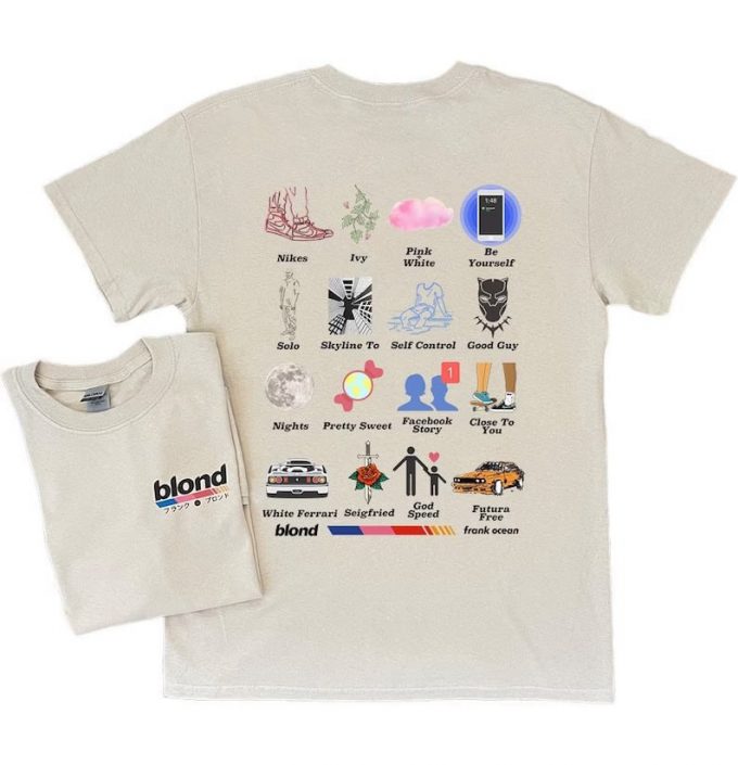 Get Stylish With The Frank Ocean Blond Album Shirt - Limited Edition Merchandise 2