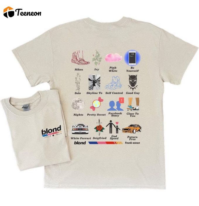 Get Stylish With The Frank Ocean Blond Album Shirt - Limited Edition Merchandise 1