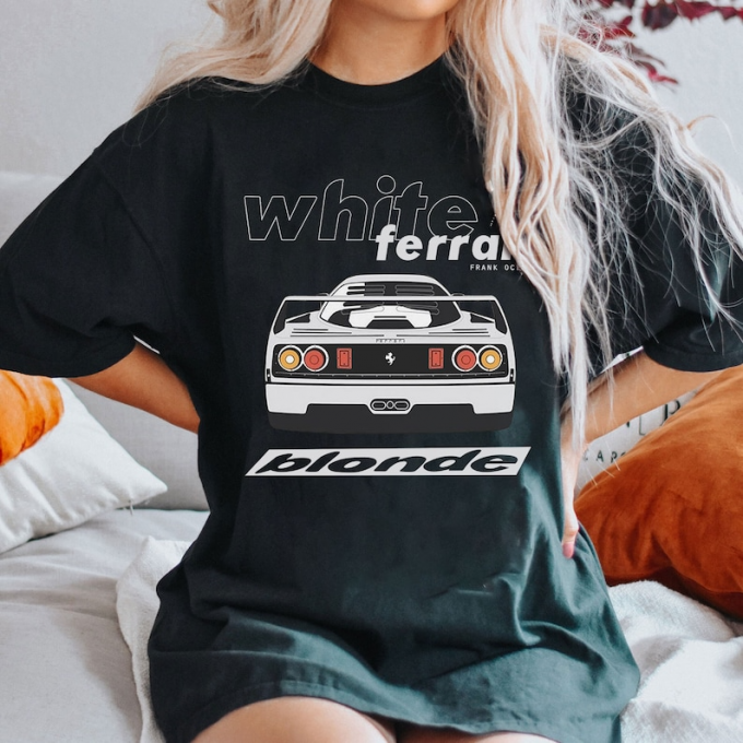 Shop The Stylish Frank Ocean Blond White Ferrari Shirt - Get Yours Today! 3