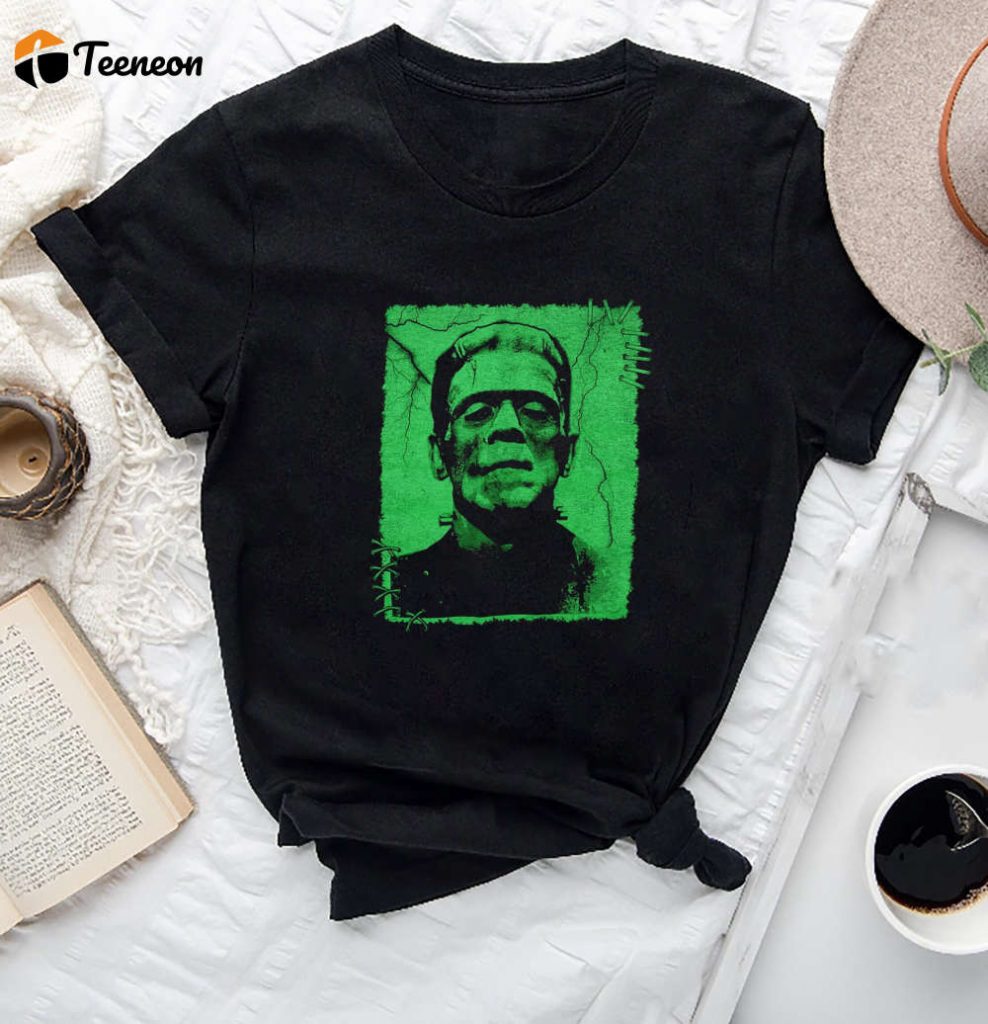 Frankenstein S Monster Lightning Shirt - Vintage Halloween Unisex Tee 2