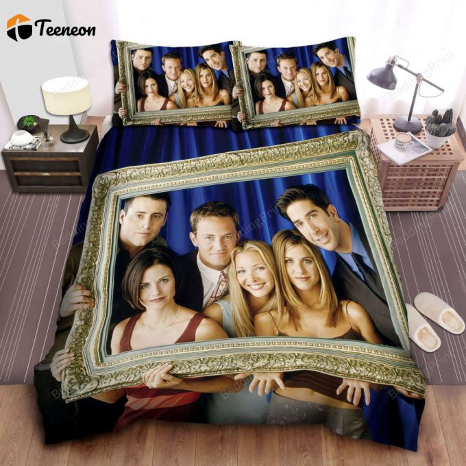 Friends Reunion In A Picture Frame Bed Sheets Duvet Cover Bedding Set Gift For Fans Gift For Fanss 1