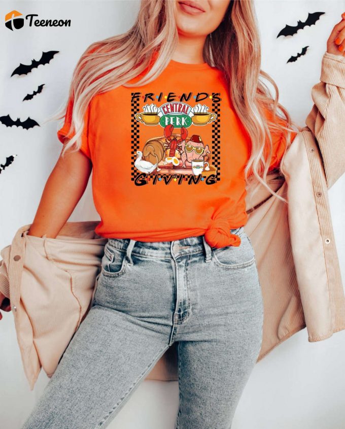 Friendsgiving T-Shirt: Celebrate Fall With Thanksgiving Thankfulness &Amp;Amp; Friendship! Best Friends Turkey Pumpkin &Amp;Amp; Party Shirts For A Memorable Gathering! 1