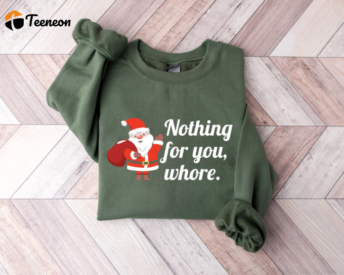 Festive &Amp;Amp; Hilarious: Santa Christmas Sweatshirt - Perfect For Funny Christmas Celebrations! 1