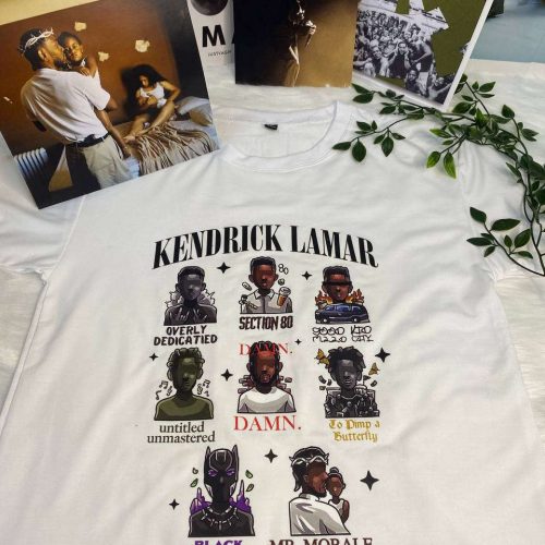 Laugh-Out-Loud with Kendrick Lamar s Full Album Shirt – Hilarious and Hip Hop-inspired Attire!