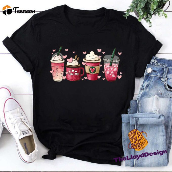 Get Funny Valentine Shirt &Amp;Amp; Cute Coffee T-Shirt: Perfect Valentines Day Gift! 1