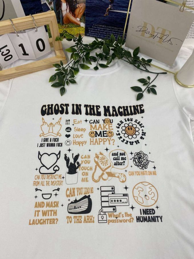 Ghost In The Machine Sza Lyrics Shirt: Trendy &Amp; Stylish Apparel For Music Lovers 2