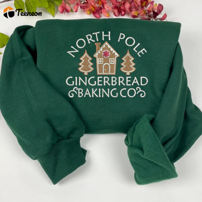 Gingerbread Baking Co Embroidered Sweatshirt: Perfect Gift For Men And Women, Gift For Men Women 1