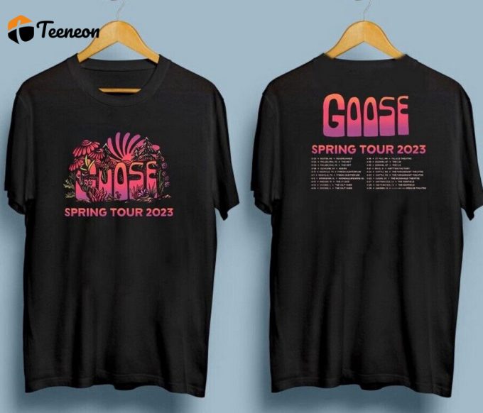 Goose Spring Tour 2023 T-Shirt: Engaging Band Tour Tee 1