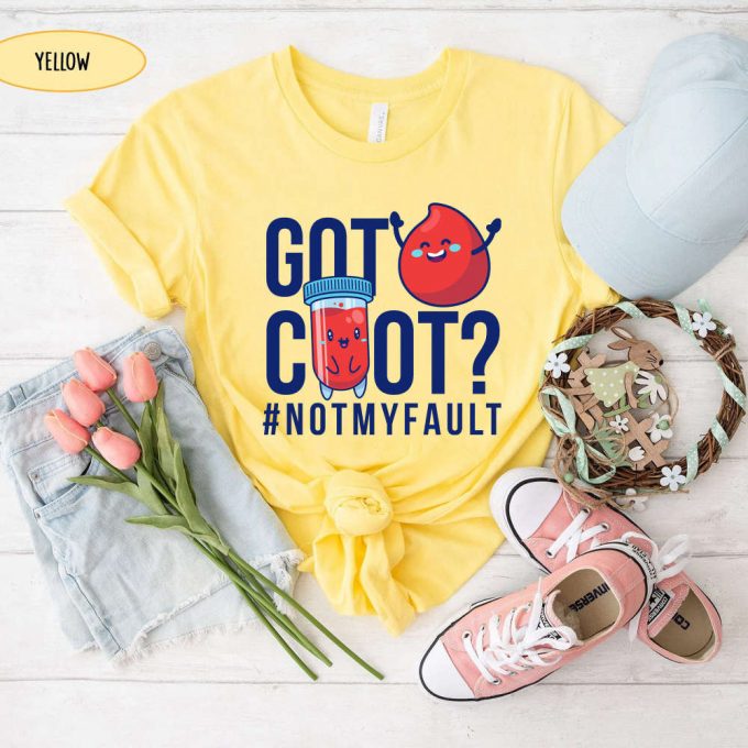 Cool Got Clot? Shirt For Lab Science Unisex Gift For Phlebotomists Hematology &Amp; Chemistry Lab Week Retirement &Amp; Assistant Gift 2