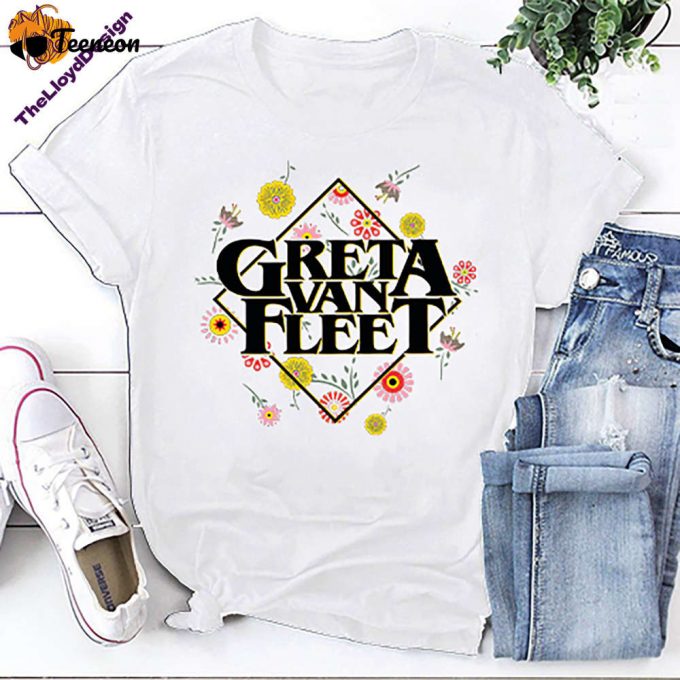 Greta Van Fleet T-Shirt: Dream In Gold Tour Concert &Amp;Amp; Vintage Tee 1