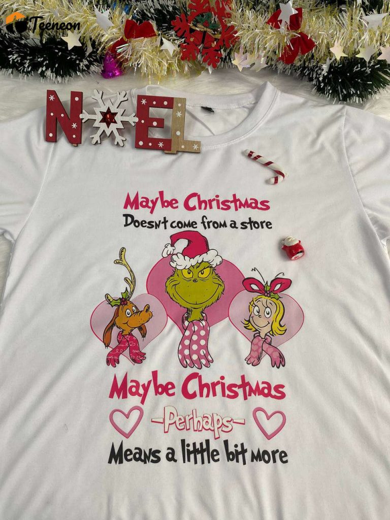 Get Festive With The Grinch Cindy Lou Shirt – Perfect For Christmas Celebrations!