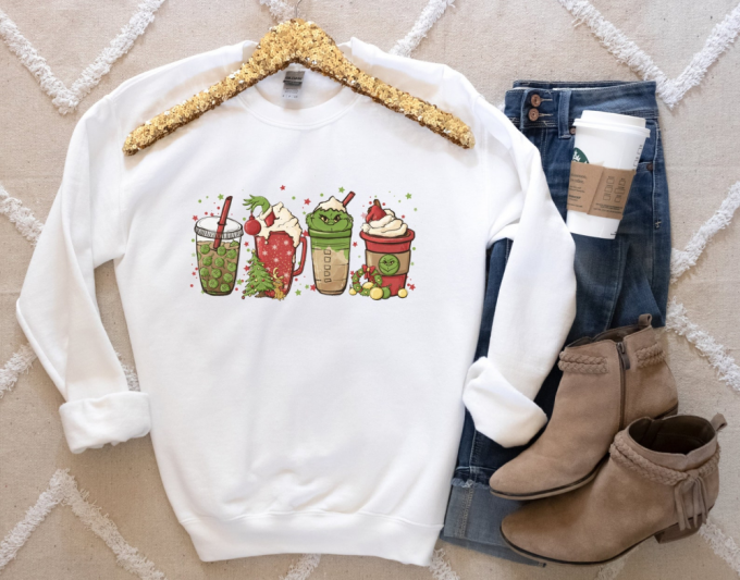 Get Festive With Grinch Coffee Christmas 2023 Shirt - Limited Edition Holiday Apparel! 2