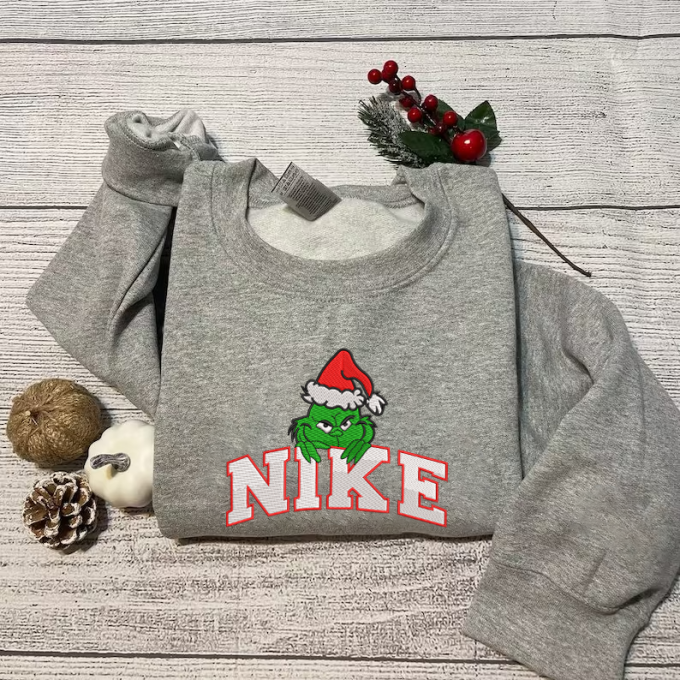 Grinch Embroidered Sweatshirt: Perfect Gift For Men &Amp; Women, Gift For Men Women 2