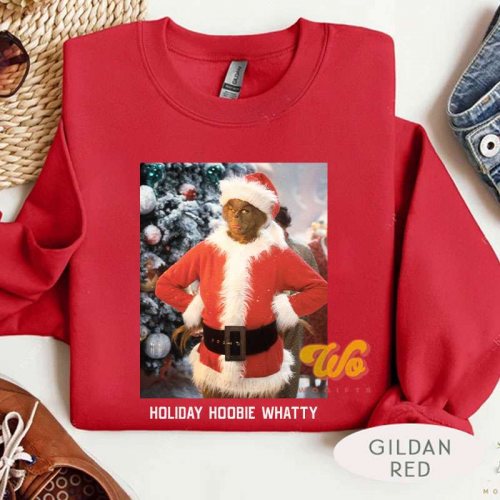 Get Festive with a Grinch Portrait Holiday Hoobie Whatty Printed Shirt – Perfect for the Christmas Season!