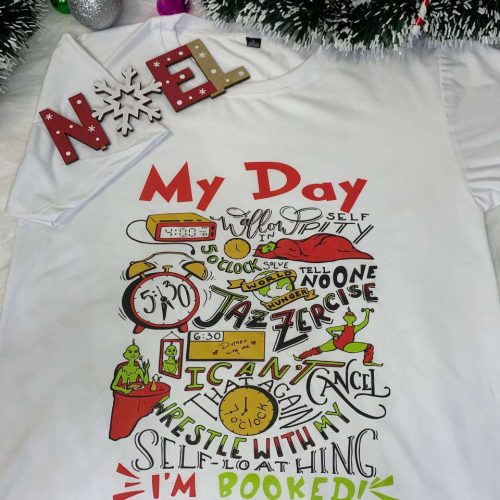 Get Festive with the Grinch Schedule Shirt – Perfect Holiday Gift for Christmas Lovers!