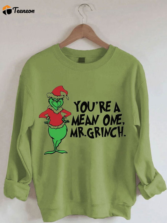 Stay Cozy With The Grinch To Do List Sweatshirt – Comfy Casual Round Neck For A Festive Vibe! 1