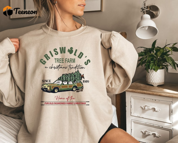 Vintage Griswold’s Tree Farm Since 1989 Sweatshirt – Comfy And Timeless 1