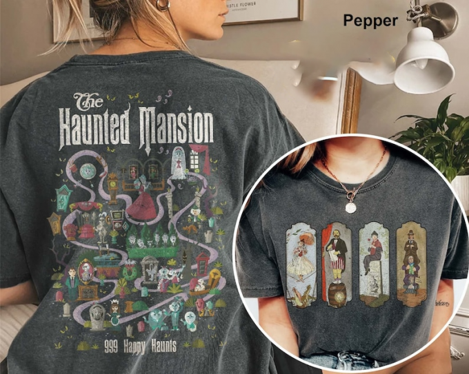 Spook-Tacular Haunted Mansion Shirt: Creepy Cool And Comfortable! 2