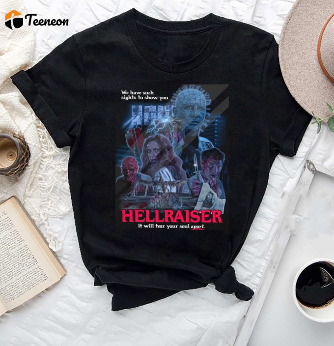 Get Spooked With Hellraiser Pinhead T-Shirt - Perfect Fan Gift For Halloween 1