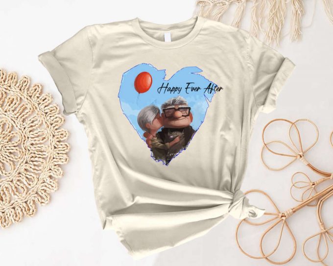 Disney Up Movie Tees: Her Carl His Ellie Shirt Valentine Look Up Couple Shirt 2