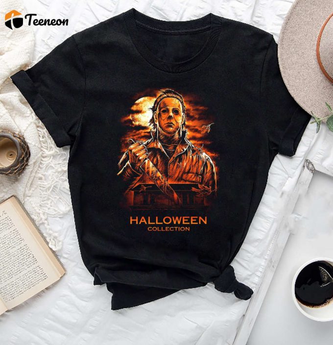 Horror Michael Myers Halloween T-Shirt - Scary Movie Shirt For Fans - Halloween Gift 1