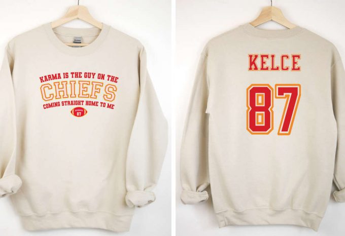 In My Chiefs Era Sweatshirt: Get Your Travis Kelce Football Shirt &Amp; Show Support For Kansas City Football - Karma Is The Guy On The Chiefs 2