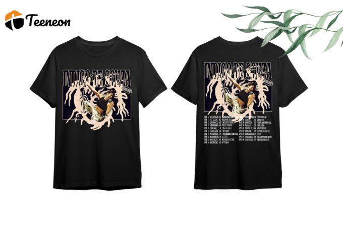 Indigo De Souza 2024 Tour Shirt: Authentic Fan Merchandise For The Ultimate Indigo De Souza Concert Experience! 1