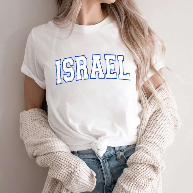 Retro Israel Shirt: Souvenir &Amp; Gift I Love Israel Diaspora Sweatshirt Cute Israel 2