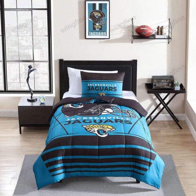 Ultimate Jacksonville Jaguars 3Pcs Bedding Set Gift For Fans - Perfect Gift For Fans! 1