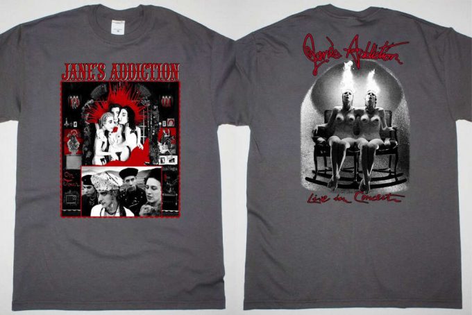 Rock Concert T-Shirt: Jane S Addiction Live In Concert 90S Tour - Music Shirt 3