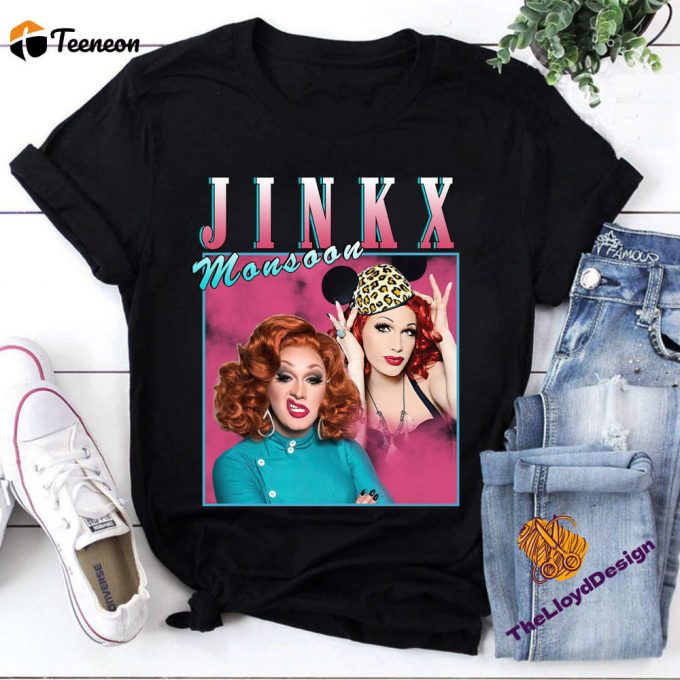 Jinkx Monsoon T-Shirt - Vintage Unisex Shirt For Fans Perfect Gift For Jinkx Monsoon Enthusiasts 1