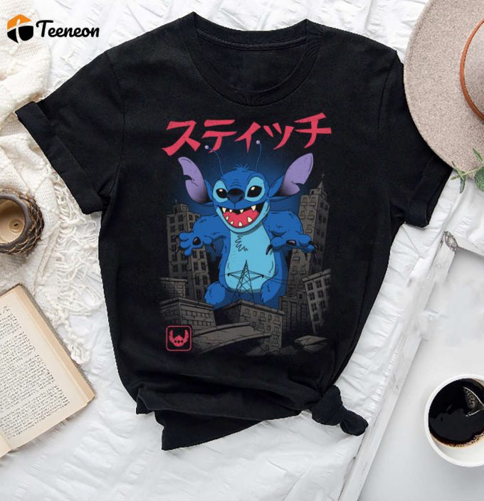 Kaiju 626 T-Shirt: Japanese Monster Stitch Shirt - Perfect Fan Gift Vintage &Amp;Amp; Cartoon Style 1