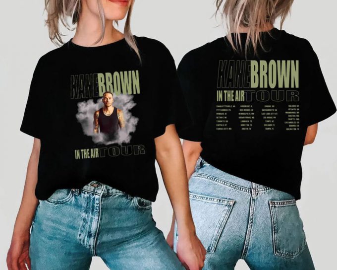 Get Ready For Kane Brown In The Air Tour 2024 With Exclusive Fan Shirt! Support Kane Brown At His 2024 Concert With Our Stylish Kane Brown 2024 Concert Shirt 2