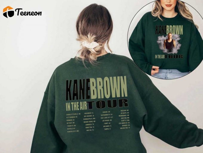 Get Ready For Kane Brown In The Air Tour 2024 With Exclusive Fan Shirt! Support Kane Brown At His 2024 Concert With Our Stylish Kane Brown 2024 Concert Shirt 1