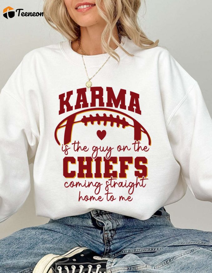 Stay Cozy With Karma: American Football Sweatshirt Straight Home To Me Shirt 1