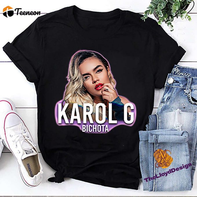 Karol G Merch: Bichota Shirt Unisex Vintage T-Shirt Hoodie Sweatshirt - Perfect Gift For Fans 1