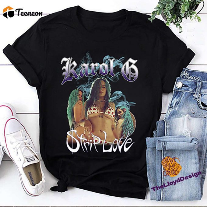 Shop Karol G T-Shirt Collection: Sexy Unisex Vintage 90S Hoodies &Amp;Amp; Sweatshirts 1