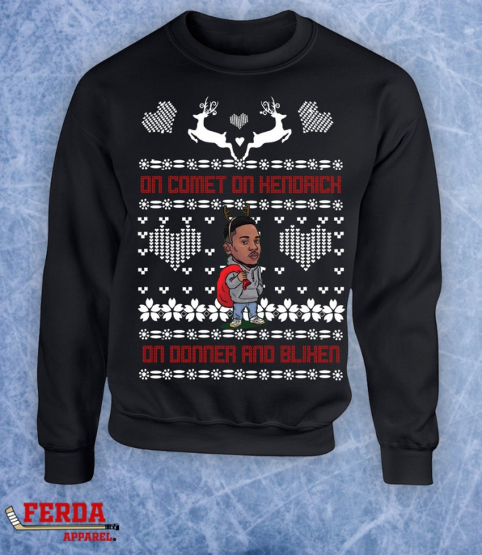 Get Festive With Kendrick Lamar Christmas Ugly Sweatshirt – Limited Edition Holiday Apparel 2