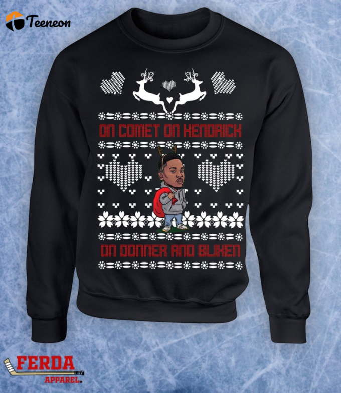 Get Festive With Kendrick Lamar Christmas Ugly Sweatshirt – Limited Edition Holiday Apparel 1