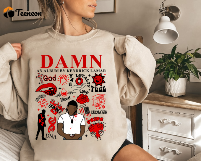 Shop Official Kendrick Lamar Dam Album Merch Shirt - Limited Edition Hip-Hop Apparel 1