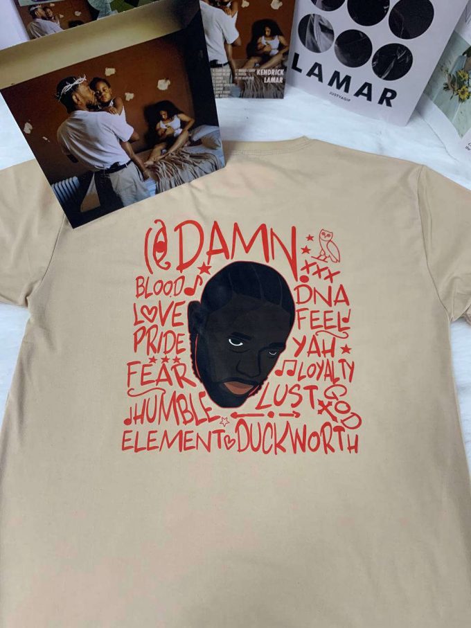 Get Your Kendrick Lamar Damn Album Shirt - Stylish &Amp; Authentic Merchandise 3