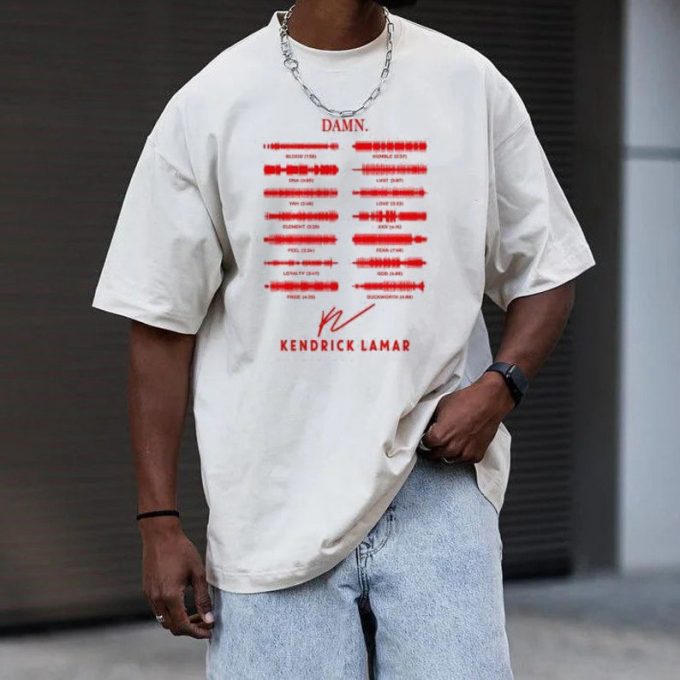 Stylish Kendrick Lamar Damn Album Shirt: Show Your Love For The Iconic Hip Hop Artist! 3